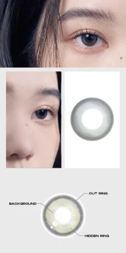 Entropy Coco Grey -Contact Lens Shop cocolensgray detail3 model