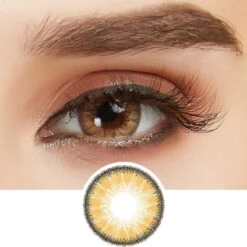 EyeCandys Desire Toffee Brown -Contact Lens Shop desire brown lens eye composite