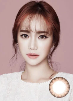 Pink Label Diamond Brown 7 Pink Label Diamond Brown -Contact Lens Shop diamondbrown model