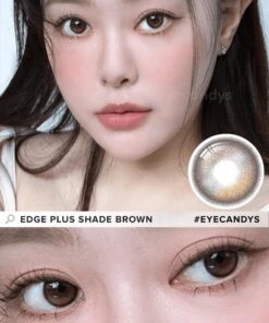 I-Sha Oriana Edge Plus Shade Brown -Contact Lens Shop edge plus shade brown Model 2