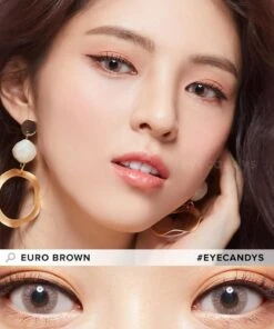 Pink Label Euro Brown -Contact Lens Shop euro brown model