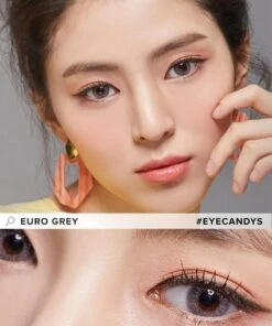 Pink Label Euro Grey -Contact Lens Shop euro grey model 2
