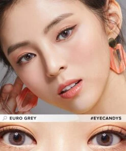 Pink Label Euro Grey -Contact Lens Shop euro grey model
