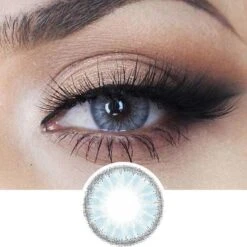 Contact Lens Shop -Contact Lens Shop eyecandys desire blue coloured contact lens eye 2 4