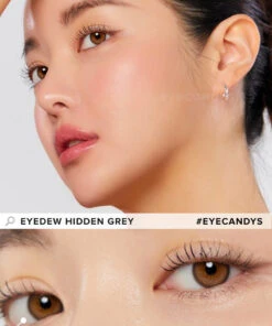 LensMe Eyedew Hidden Grey -Contact Lens Shop eyedew hidden grey model
