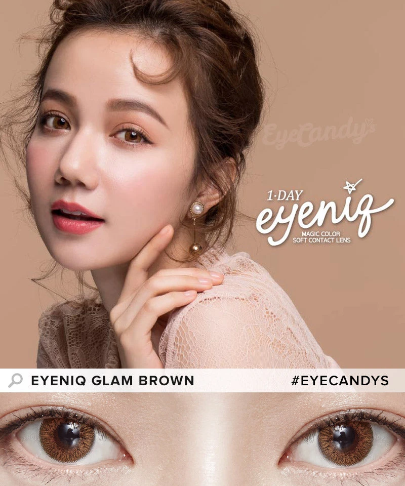 GEOLICA Eyeniq Glam Brown (10pk) 3 GEOLICA Eyeniq Glam Brown (10pk) - Image 3