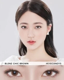 GEO Blenz Chic Brown (1 PAIR) -Contact Lens Shop geo blenz chic brown hda24 colour contacts model 28198e03 4040 4bd3 b1e5 2ec152169753