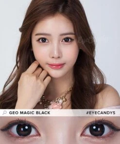 GEO Magic Black -Contact Lens Shop geo ck105 magic black circle lens model