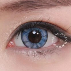 GEO Animation Aqua -Contact Lens Shop geo cpa4 blue halloween contacts close