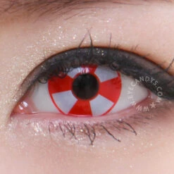 GEO Animation SF-04 Red -Contact Lens Shop geo sf04 red halloween contacts close