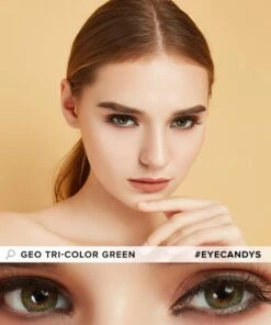 GEO Tri-Color Green -Contact Lens Shop geo tricolor green model