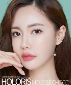 LensMe Holoris Mousse Choco -Contact Lens Shop holoris moussechoco model 06
