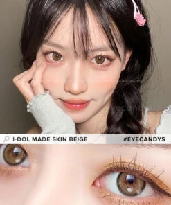 I-DOL Made Skin Beige -Contact Lens Shop i DOL Made Skin Beige model
