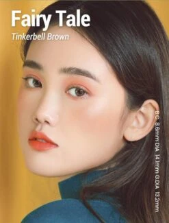 I-Girl Fairy Tale Tinkerbell Brown -Contact Lens Shop i Girl Fairy Tale Tinkerbell Brown model 2