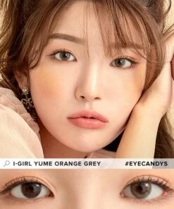 I-Girl Fairy Yume Orange Grey -Contact Lens Shop i Girl Fairy Yume Orange Grey model
