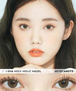 I-Sha Holy Holic Hazel 9 I-Sha Holy Holic Hazel -Contact Lens Shop i Sha Holy Holic Hazel model