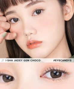 I-Sha Jadey Gem Choco 9 I-Sha Jadey Gem Choco -Contact Lens Shop i Sha Jadey Gem Choco model 2