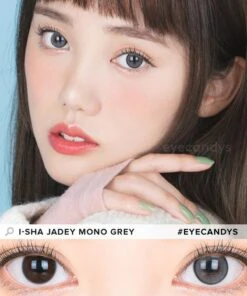 I-Sha Jadey Mono Grey -Contact Lens Shop i Sha Jadey Mono Grey model