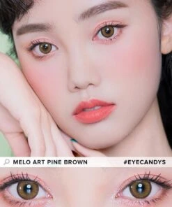 I-Sha Melo Art Pine Brown -Contact Lens Shop i Sha Melo Art Pine Brown model