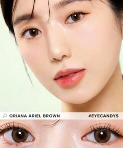 I-Sha Ariel 1-Day Brown (10pk) -Contact Lens Shop i Sha Oriana Ariel Grey model