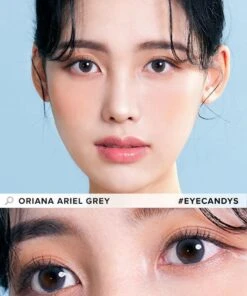 I-Sha Ariel Grey 8 I-Sha Ariel Grey -Contact Lens Shop i Sha Oriana Ariel Grey model 2 616452bc e997 4641 b3a2 ef56ad5fccfd