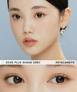 I-Sha Oriana Edge Plus Shade Grey -Contact Lens Shop i Sha Oriana Edge Plus Shade Grey model 2