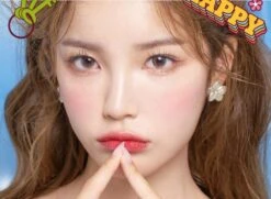 I-Sha Season Eye Spring Pink -Contact Lens Shop i Sha Season Eye Spring Pink model2 06