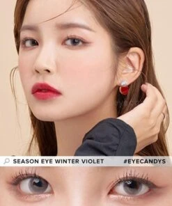 I-Sha Season Eye Winter Violet -Contact Lens Shop i Sha Season Eye Winter Violet model