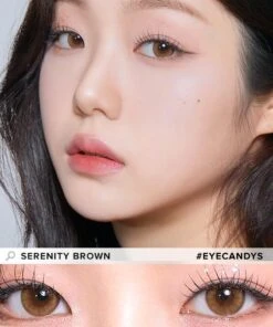 I-Sha Serenity Brown -Contact Lens Shop i Sha Serenity Brown model
