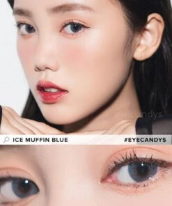 I-Sha Shine Smile Ice Muffin Blue -Contact Lens Shop i Sha Shine Smile Ice Muffin Blue model 2