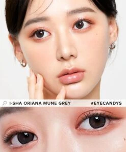 I-Sha Oriana Mune Grey -Contact Lens Shop isha oriana mune grey Model 2 644ee463 2227 4892 8932 d8b866bcd5c3