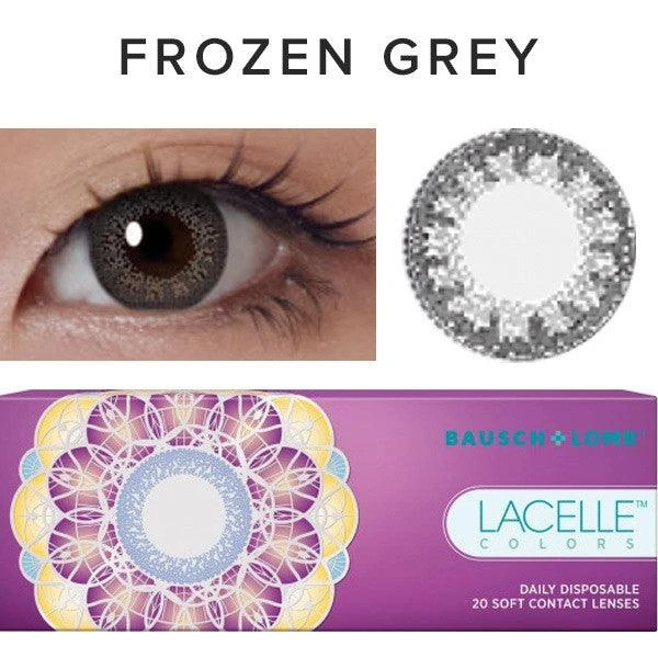 Bausch & Lomb Lacelle Colors Frozen Grey (30pk) 3 Bausch & Lomb Lacelle Colors Frozen Grey (30pk) - Image 3