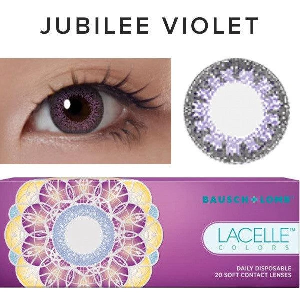 Bausch & Lomb Lacelle Colors Jubilee Violet (30pk) 3 Bausch & Lomb Lacelle Colors Jubilee Violet (30pk) - Image 3