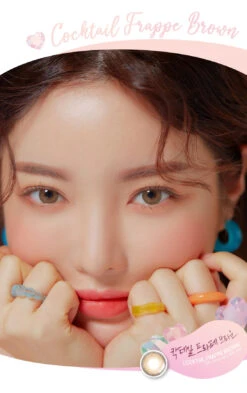 LensMe Cocktail Frappe Brown 12 LensMe Cocktail Frappe Brown -Contact Lens Shop lensme cocktail frappe brown model 2 06