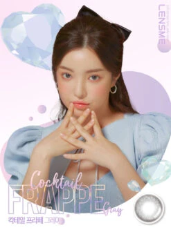 LensMe Cocktail Frappe Grey -Contact Lens Shop lensme cocktail frappe grey model 2 02