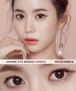 LensMe Eye Bridge Choco -Contact Lens Shop lensme eyebridge choco model