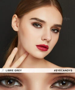 EyeCandys Libre Grey -Contact Lens Shop libre grey model 1
