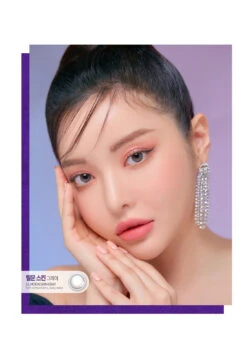 LensMe LilMoon Skin Grey 13 LensMe LilMoon Skin Grey -Contact Lens Shop lilmoonskin gr model 04