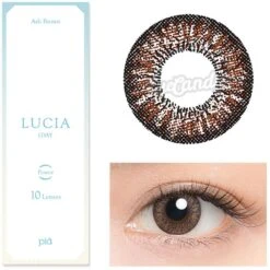 Lucia 1-Day Ash Brown (10pk) -Contact Lens Shop lucia ash brown circle lens 10 pcs