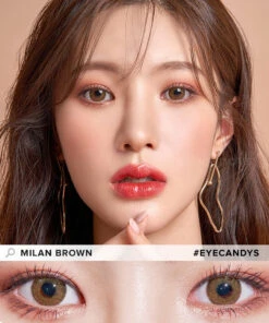 Limited Edition Milan Brown Lens (1 PAIR) -Contact Lens Shop milan brown model 031a3db0 8237 47ed b45e a17acb6df0de
