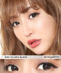 Contact Lens Shop -Contact Lens Shop mini sclera black model eye composite