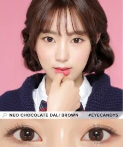 NEO Dali Chocolate Brown (Custom Toric) -Contact Lens Shop neo dali 2 brown n016 circle contact lens model 3