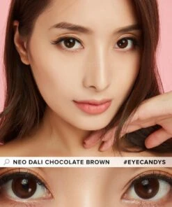 NEO Dali Chocolate Brown (KR) -Contact Lens Shop neo dali chocolate brown model
