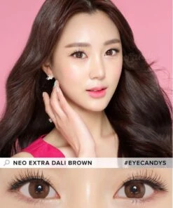 NEO Extra Dali Brown (KR) -Contact Lens Shop neo extra dali brown n254 color contact lens 2 model 6217902d cc46 4cc1 91f2 51c18a746a26