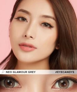 NEO Glamour Grey (Custom Toric) -Contact Lens Shop neo glamour grey model 1