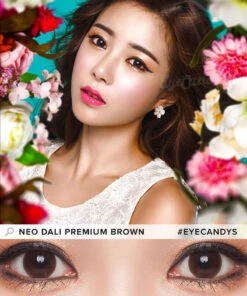 NEO Dali Premium Brown -Contact Lens Shop neo n017 dali premium brown circle lens model