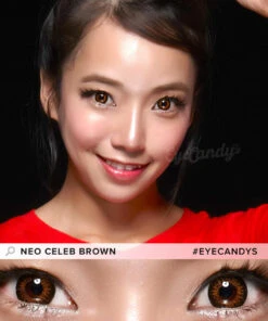 NEO Celeb Brown (KR) -Contact Lens Shop neo n024 celeb brown colour contact lens 1 model