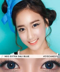 NEO Extra Dali Blue (KR) 9 NEO Extra Dali Blue (KR) -Contact Lens Shop neo n251 extra dali blue color contact lens model