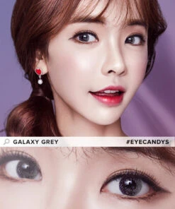 Pink Label Galaxy Grey -Contact Lens Shop pink label galaxy grey model 2