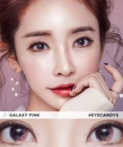 Pink Label Galaxy Pink -Contact Lens Shop pink label galaxy pink model